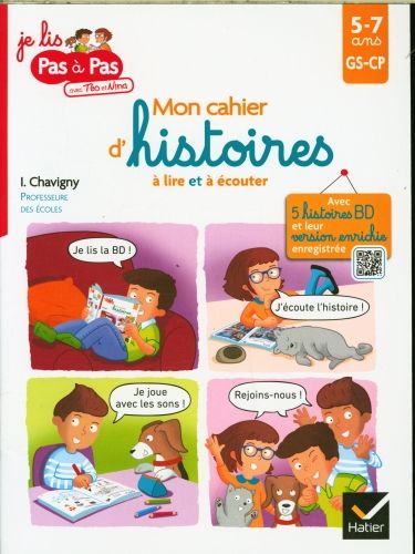 Produktbild: Mon cahier d'histoires &agrave; lire et &agrave; &eacute;couter : 5-7 ans, GS-CP
