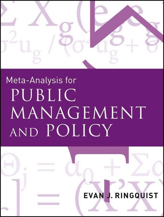Produktbild: Meta-Analysis for Public Management and Policy