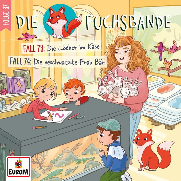 Produktbild: Folge 37: Fall 73: Die L&ouml;cher im K&auml;se/Fall 74: Die verschwatzte Frau B&auml;r