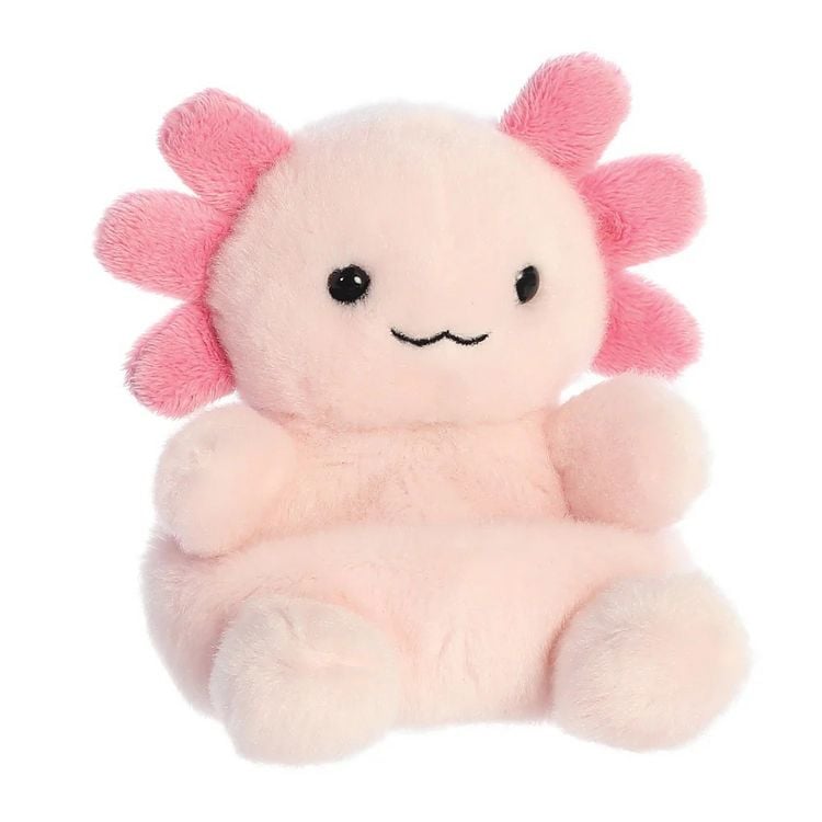 Produktbild: Aurora 77116 - Palm Pals Spudsters Axel Axolotl, Pl&uuml;schtier, 20 cm