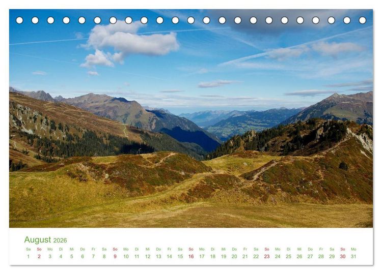 Produktbild: Bergwelt in &Ouml;sterreich (Tischkalender 2026 DIN A5 quer), CALVENDO Monatskalender