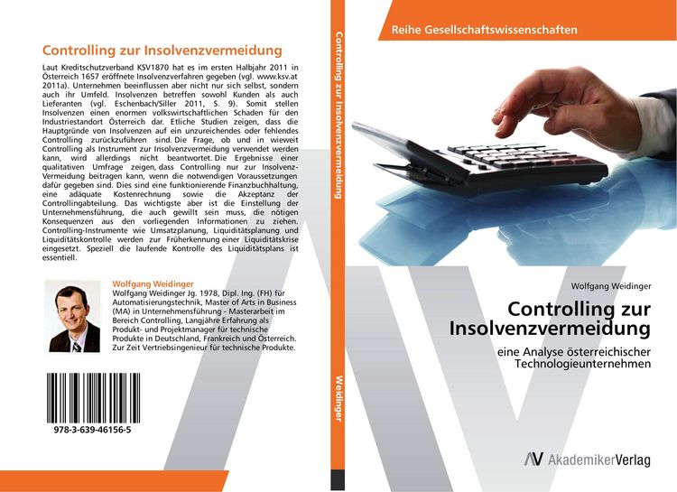 Produktbild: Controlling zur Insolvenzvermeidung