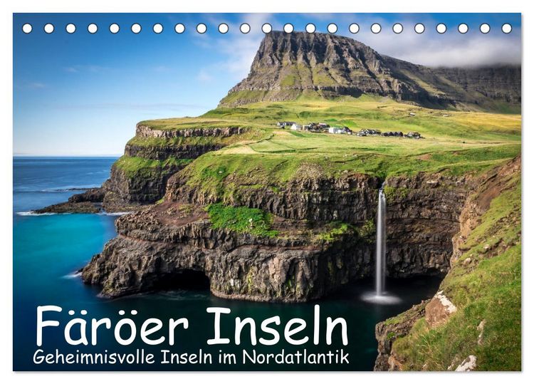 Produktbild: F&auml;r&ouml;er Inseln - Geheimnisvolle Inseln im Nordatlantik (Tischkalender 2026 DIN A5 quer), CALVENDO Monatskalender