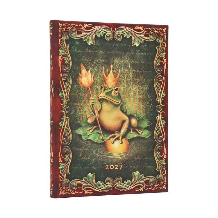Produktbild: 12-Monatskalender 2027 Die Br&uuml;der Grimm, Froschk&ouml;nig Midi Vertikal