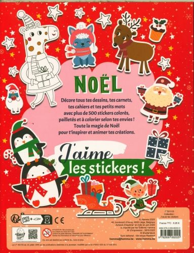 Produktbild: J'aime les stickers : No&euml;l : + de 500 autocollants !