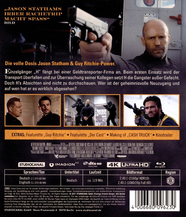 Produktbild: Cash Truck (+ Blu-ray 2D)