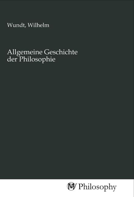 Produktbild: Allgemeine Geschichte der Philosophie