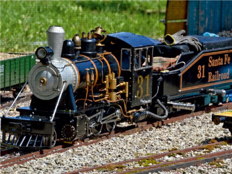 Produktbild: CALVENDO Puzzle 31 Santa Fe Railroad 1000 Teile Lege-Gr&ouml;&szlig;e 64 x 48 cm Foto-Puzzle Bild von Geiger G&uuml;nther