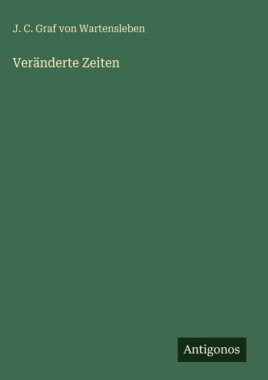Produktbild: Ver&auml;nderte Zeiten