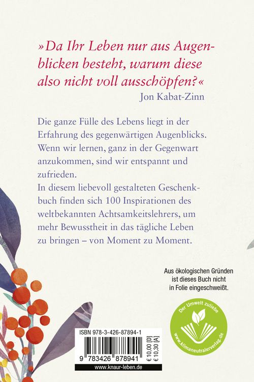 Produktbild: Jeder Augenblick kann dein Lehrer sein