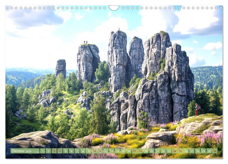 Produktbild: Wandergl&uuml;ck - Momente der Freiheit in der Natur (Wandkalender 2026 DIN A3 quer), CALVENDO Monatskalender