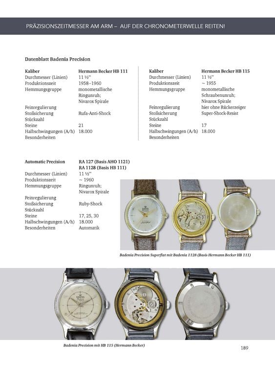 Produktbild: Deutsche Armbandchronometer und Qualit&auml;tsuhren 1935 &ndash; 1980