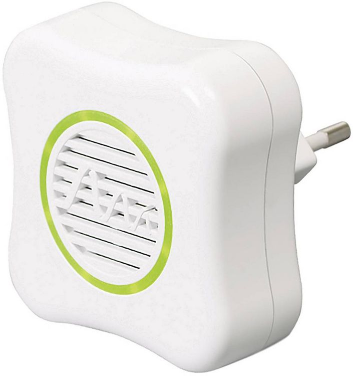Produktbild: Gardigo Ultraschall M&uuml;ckenvertreiber LED 66993 Insektenvertreiber Ultraschall (B x H x T) 65 x 65 x 68 mm Wei&szlig; 1 St.