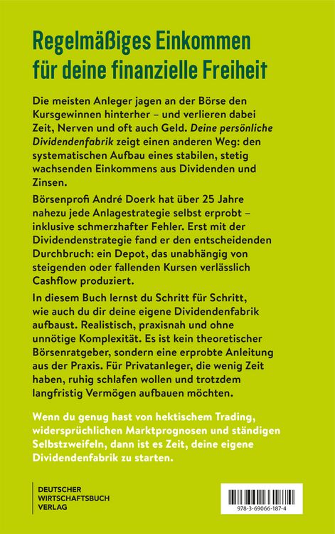 Produktbild: Deine pers&ouml;nliche Dividendenfabrik