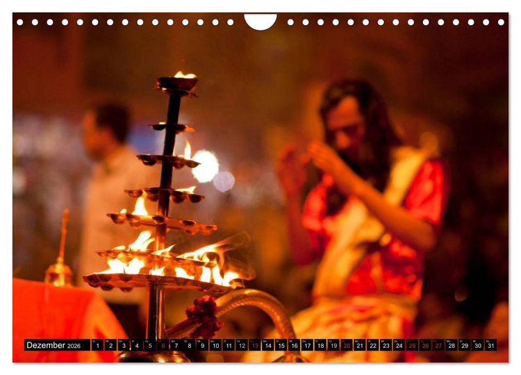 Produktbild: Indien - Varanasi (Wandkalender 2026 DIN A4 quer), CALVENDO Monatskalender