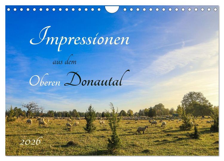 Produktbild: Impressionen aus dem Oberen Donautal (Wandkalender 2026 DIN A4 quer), CALVENDO Monatskalender