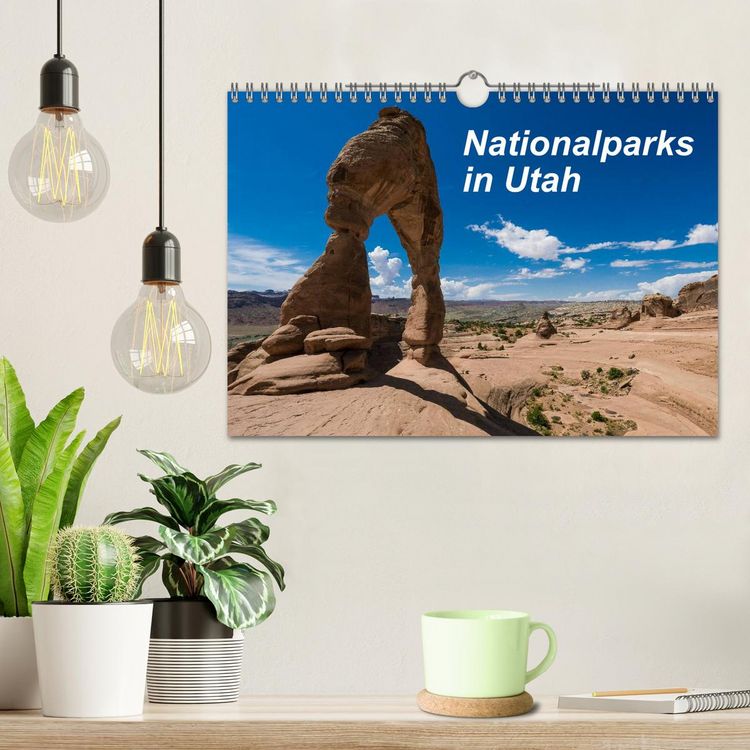 Produktbild: Nationalparks in Utah (Wandkalender 2026 DIN A4 quer), CALVENDO Monatskalender