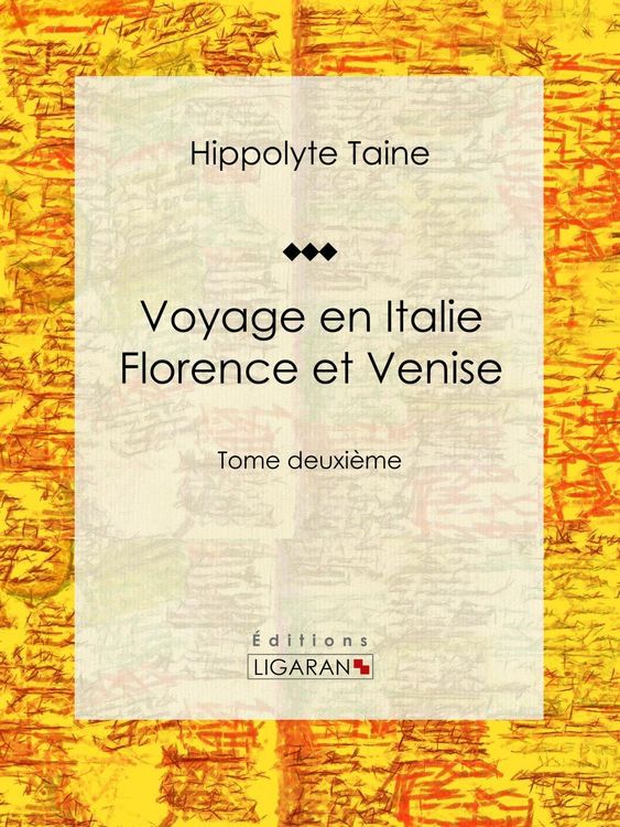 Produktbild: Voyage en Italie. Florence et Venise