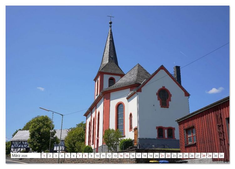 Produktbild: Herdorf im Hellertal (Wandkalender 2026 DIN A2 quer), CALVENDO Monatskalender