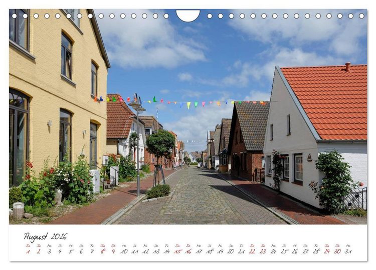 Produktbild: Maasholm - der Fischerort an Schlei und Ostsee (Wandkalender 2026 DIN A4 quer), CALVENDO Monatskalender