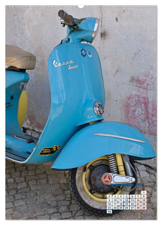 Produktbild: Die Liebe zur Vespa (Wandkalender 2026 DIN A2 hoch), CALVENDO Monatskalender