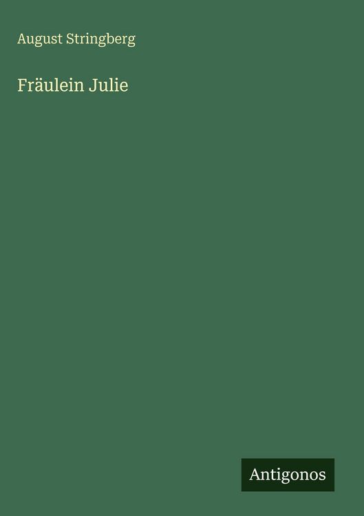 Produktbild: Fr&auml;ulein Julie