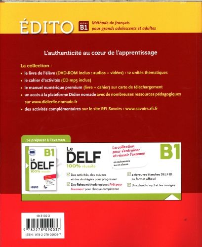 Produktbild: &Eacute;dito B1, 2e &eacute;dition