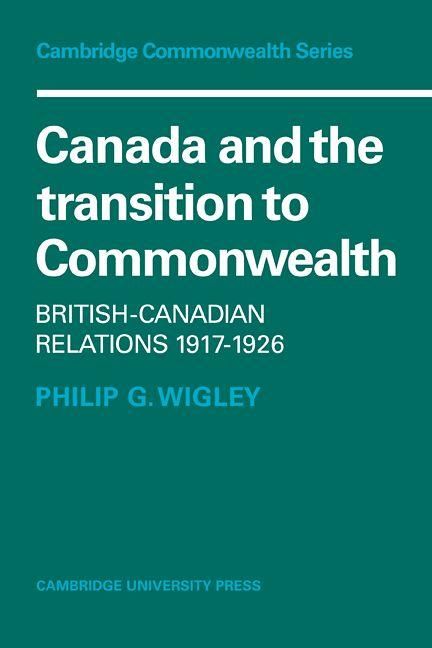 Produktbild: Canada and the Transition to Commonwealth