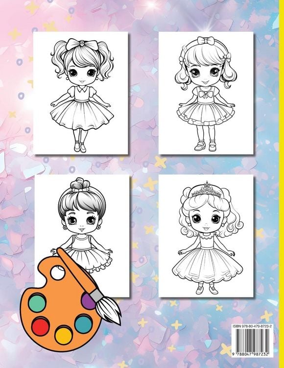 Produktbild: Litl Ballerina Coloring Book For Kids