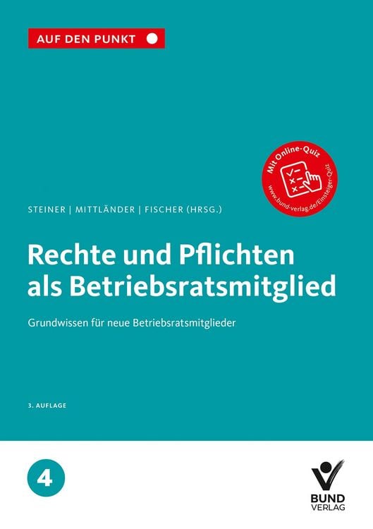 Produktbild: Rechte und Pflichten als Betriebsratsmitglied