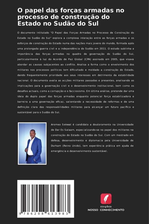Produktbild: O papel das for&ccedil;as armadas no processo de constru&ccedil;&atilde;o do Estado no Sud&atilde;o do Sul