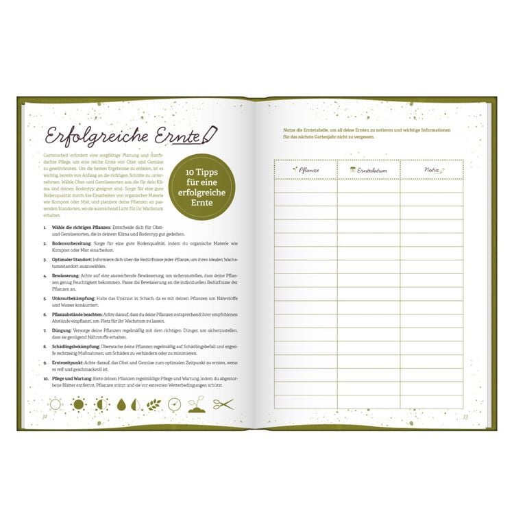 Produktbild: Gartentagebuch Garten Liebe - Mein Gartenjahr: Gartenbuch und Gartenplaner f&uuml;r d