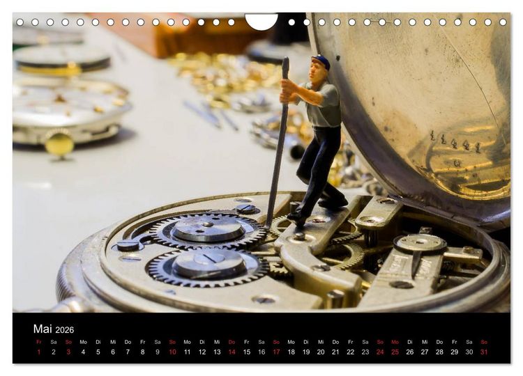 Produktbild: UHR Menschen (Wandkalender 2026 DIN A4 quer), CALVENDO Monatskalender