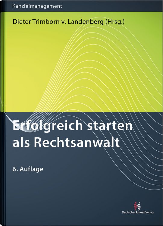 Produktbild: Erfolgreich starten als Rechtsanwalt
