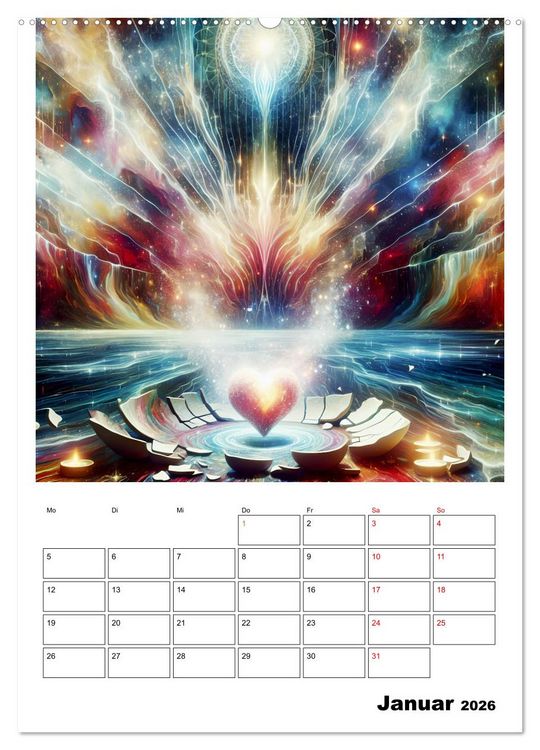 Produktbild: Erneuerung im Licht (Wandkalender 2026 DIN A2 hoch), CALVENDO Monatskalender