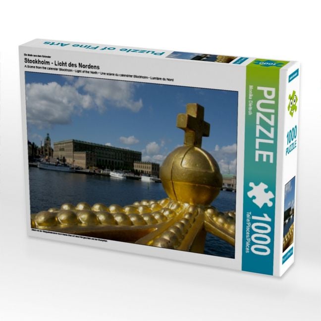 Produktbild: CALVENDO Puzzle Ein Motiv aus dem Kalender Stockholm - Licht des Nordens | 1000 Teile Lege-Gr&ouml;&szlig;e 64x48cm Foto-Puzzle f&uuml;r gl&uuml;ckliche Stunden