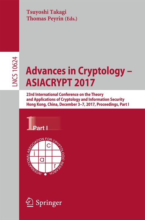 Produktbild: Advances in Cryptology &ndash; ASIACRYPT 2017