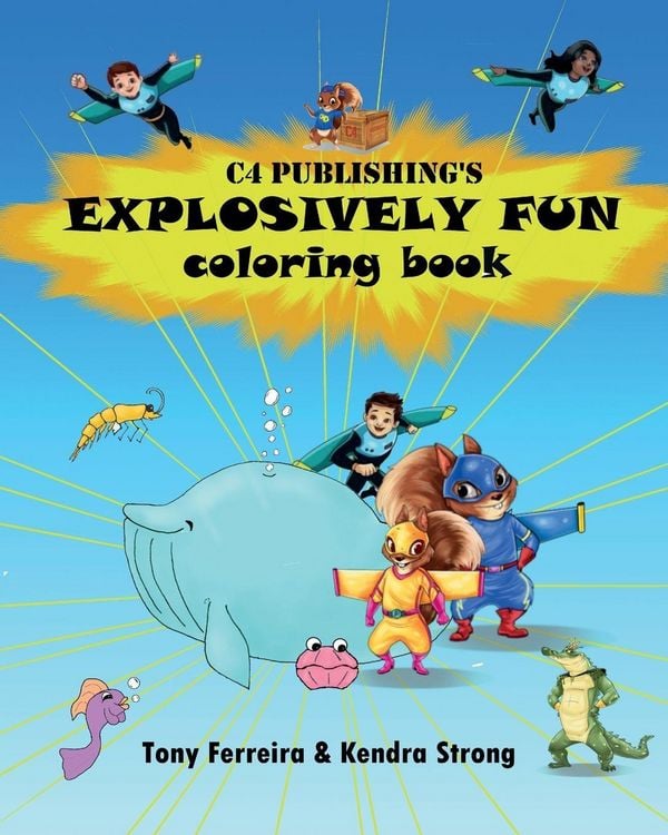 Produktbild: C4 Publishing's Explosively Fun Coloring Book