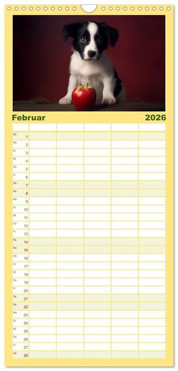 Produktbild: Familienplaner 2026 - M&auml;rchenhafte Helden mit feuchter Nase mit 5 Spalten (Wandkalender, 21 x 45 cm) CALVENDO