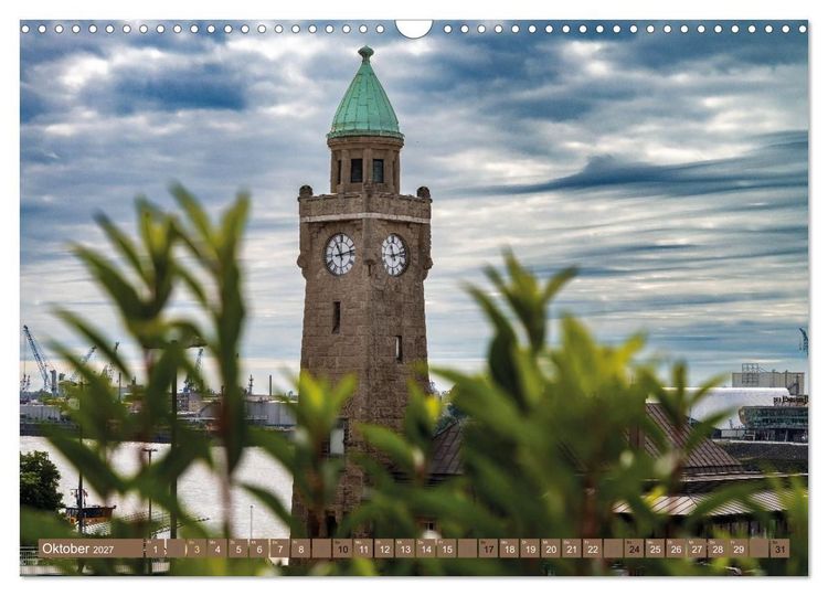 Produktbild: Mein Hamburg - Stadt am Wasser (Wandkalender 2027 DIN A3 quer), CALVENDO Monatskalender