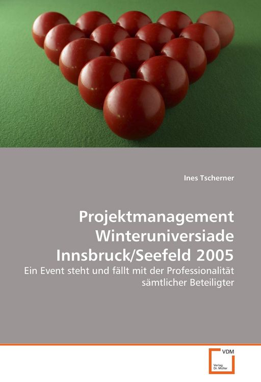 Produktbild: Projektmanagement Winteruniversiade Innsbruck/Seefeld 2005