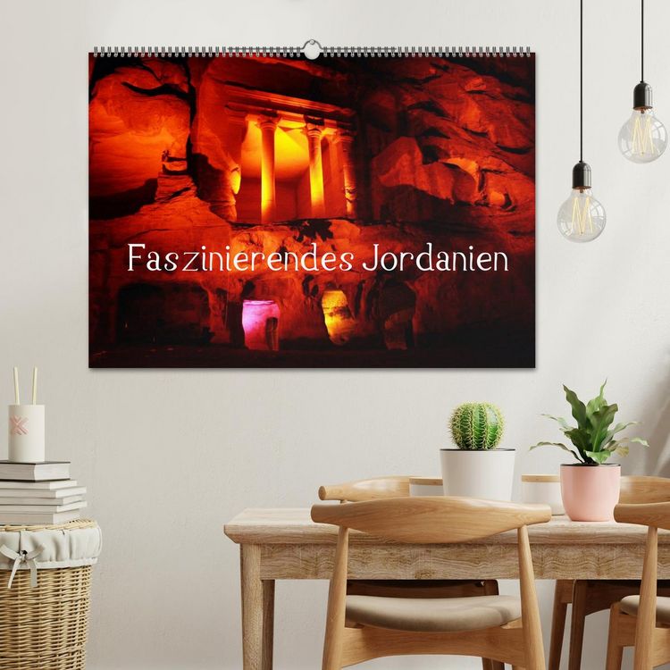 Produktbild: Faszinierendes Jordanien (Wandkalender 2026 DIN A2 quer), CALVENDO Monatskalender