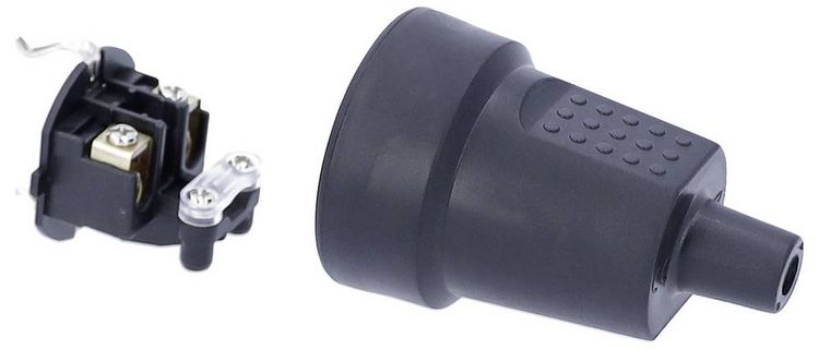 Produktbild: AS Schwabe 62225 Schutzkontaktkupplung PVC 230V Schwarz IP20