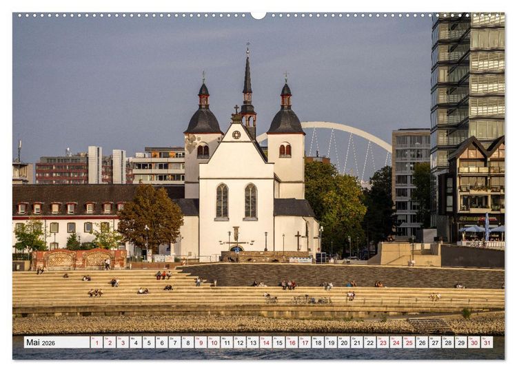 Produktbild: Cologne - K&ouml;ln (Wandkalender 2026 DIN A2 quer), CALVENDO Monatskalender