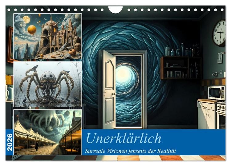 Produktbild: Unerkl&auml;rlich (Wandkalender 2026 DIN A4 quer), CALVENDO Monatskalender