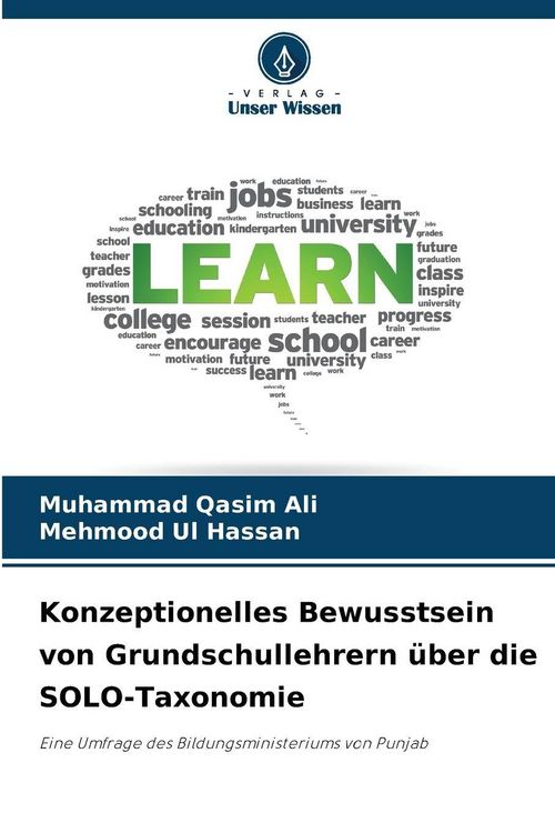 Produktbild: Konzeptionelles Bewusstsein von Grundschullehrern &uuml;ber die SOLO-Taxonomie