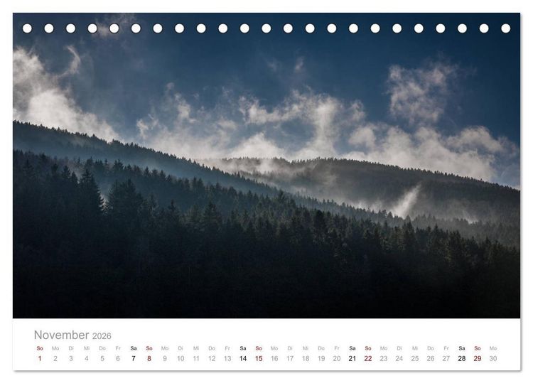 Produktbild: Sauerl&auml;nder Berge (Tischkalender 2026 DIN A5 quer), CALVENDO Monatskalender