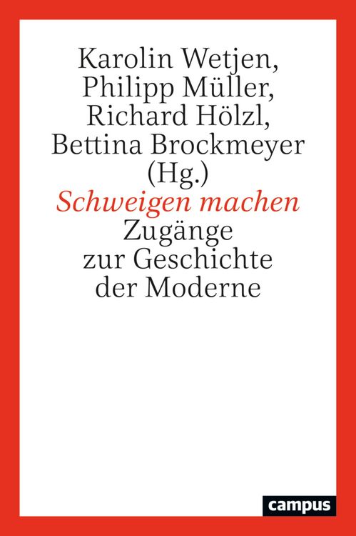 Produktbild: Schweigen machen