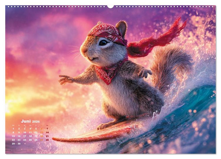 Produktbild: N&uuml;sse waren gestern &ndash; jetzt wird&rsquo;s verr&uuml;ckt! (Wandkalender 2026 DIN A2 quer), CALVENDO Monatskalender
