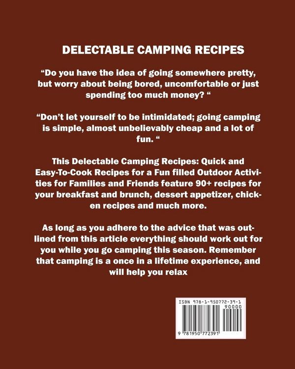 Produktbild: Delectable Camping Recipes